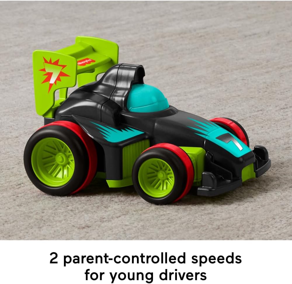 Fisher-Price Preschool Toy Remote Controlled Car My Easy RC with 2 Speeds for Kids Ages 3+ Years (Amazon Exclusive)