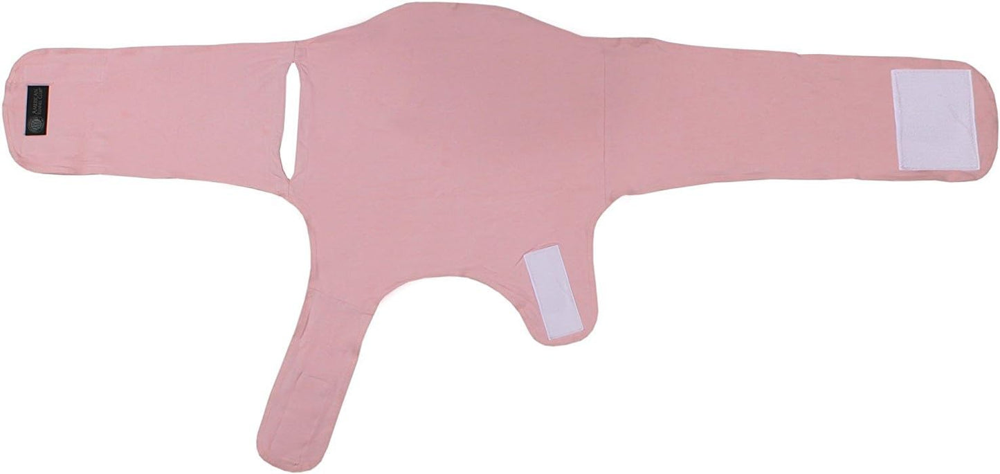 AKC - American Kennel Club Anti Anxiety and Stress Relief Calming Coat for Dogs, Essential for Thunderstorm season and 4th of July Fireworks- Pink, X-Small