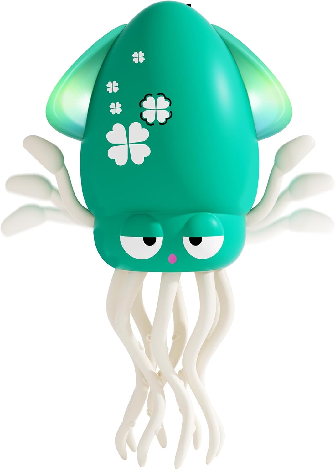 Electric Dancing Octopus Light Music Suitable for 12-18 Months Old Baby Toys, Kid Crawling Squid Toys Suitable for Toddler Tummy Time, Birthday for 1 2 3 4 5 6 Year Old Boy (Green)