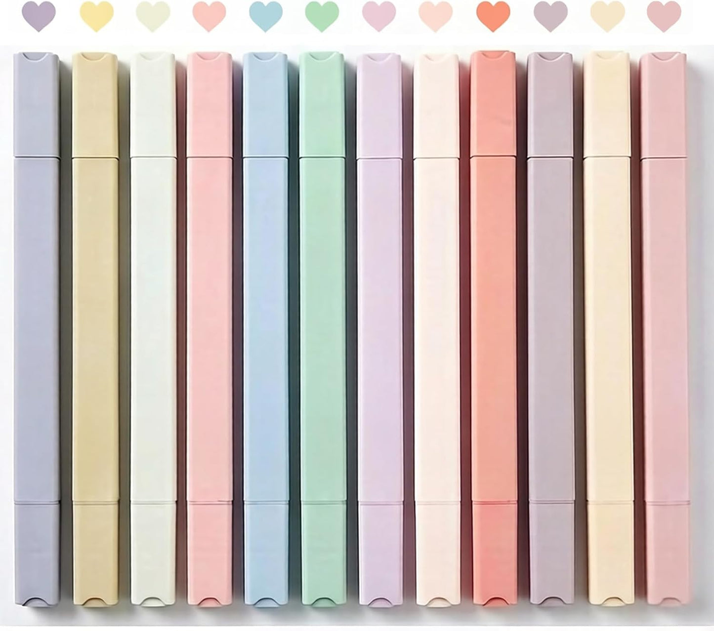 12Pcs Aesthetic Cute Highlighters Bible Pastel Highlighters and Pens no bleed Assorted Colors Highlighter for and Office Journal Home