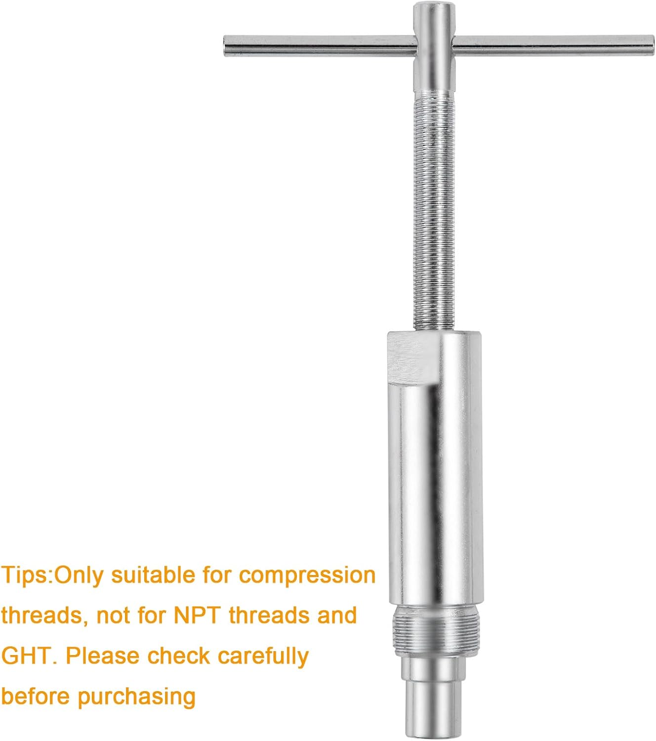 Compression Sleeve Puller and Sleeve Remover for 1/2 Inch Compression Fittings Only,Remove Nut & Ferrule of Pipe 03943 Plumbing Tools Compression Ring Removal Tool - Corroded & Frozen Supply Stops