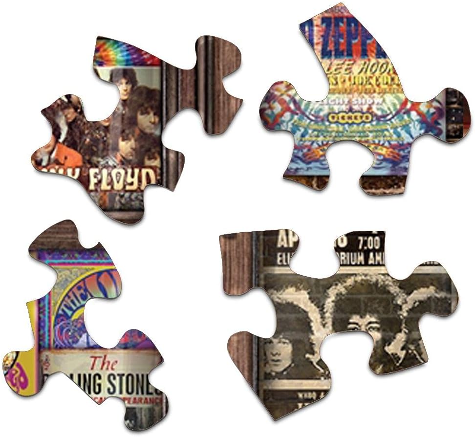 Springbok Groovy Records 1000 piece Jigsaw Puzzle for Adults features a colorful illustration of a classic record store