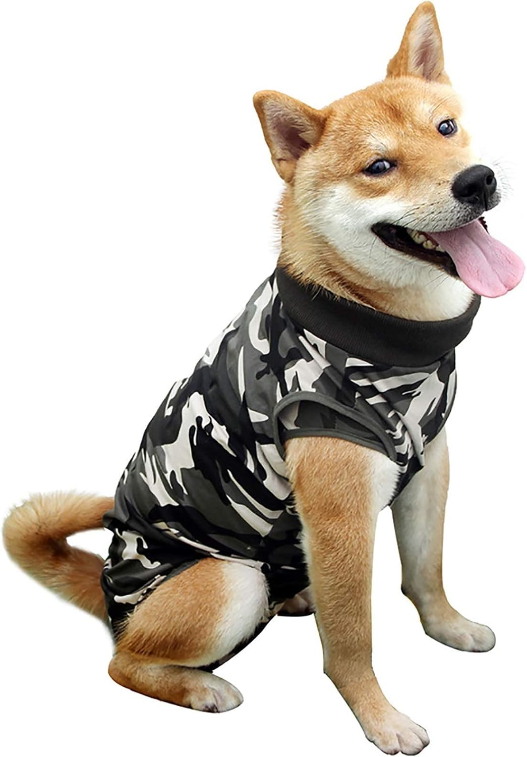 Surgery Suit for Dogs Recovery Suit Abdominal Wound Puppy Surgical Clothes Post-Operative Vest Pet After Surgery Wear Substitute (XXL, Camouflage)