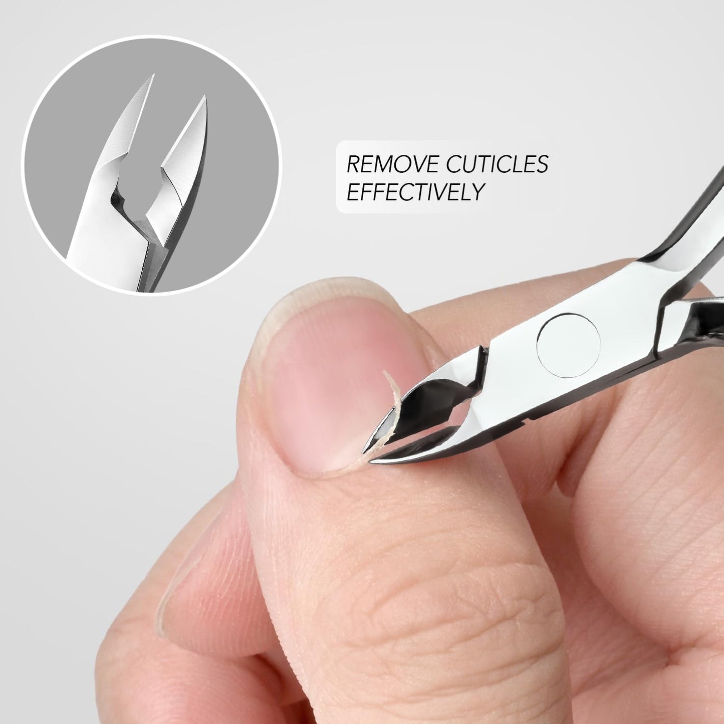 GAOY Cuticle Remover Kit, All-in-One Cuticle Trimmer and Nipper, Nail Oil and Softener, Professional Nail Care Kit with Manicure Tools Files and Buffers for Home & Salon Use