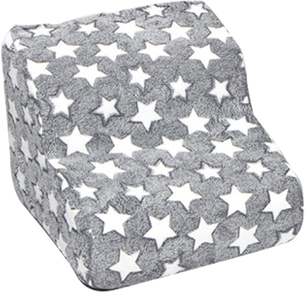 Pet Foam Stairs, Extra Wide Deep Dog Ramp for Sofa, Soft Foam Dog Ladder for Older Injured Small Dogs Puppies Cats for High Sofas Stairs Bed
