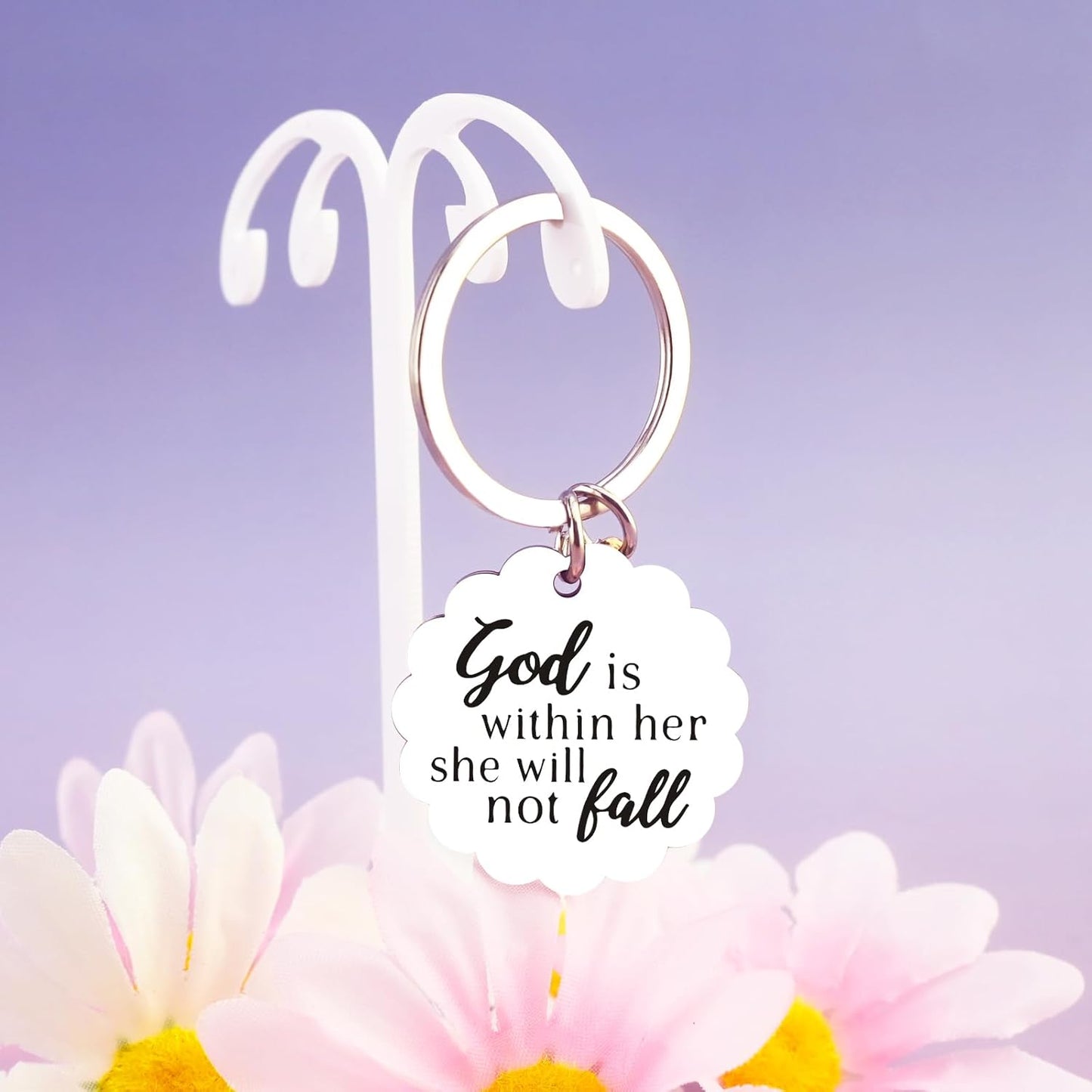 Christian Gifts for Women Inspirational Bible Verse for Friends Teen Girl Christian Keychain Spiritual Gifts Religious Biblical for Women Faith Based Gift Bible Accessories