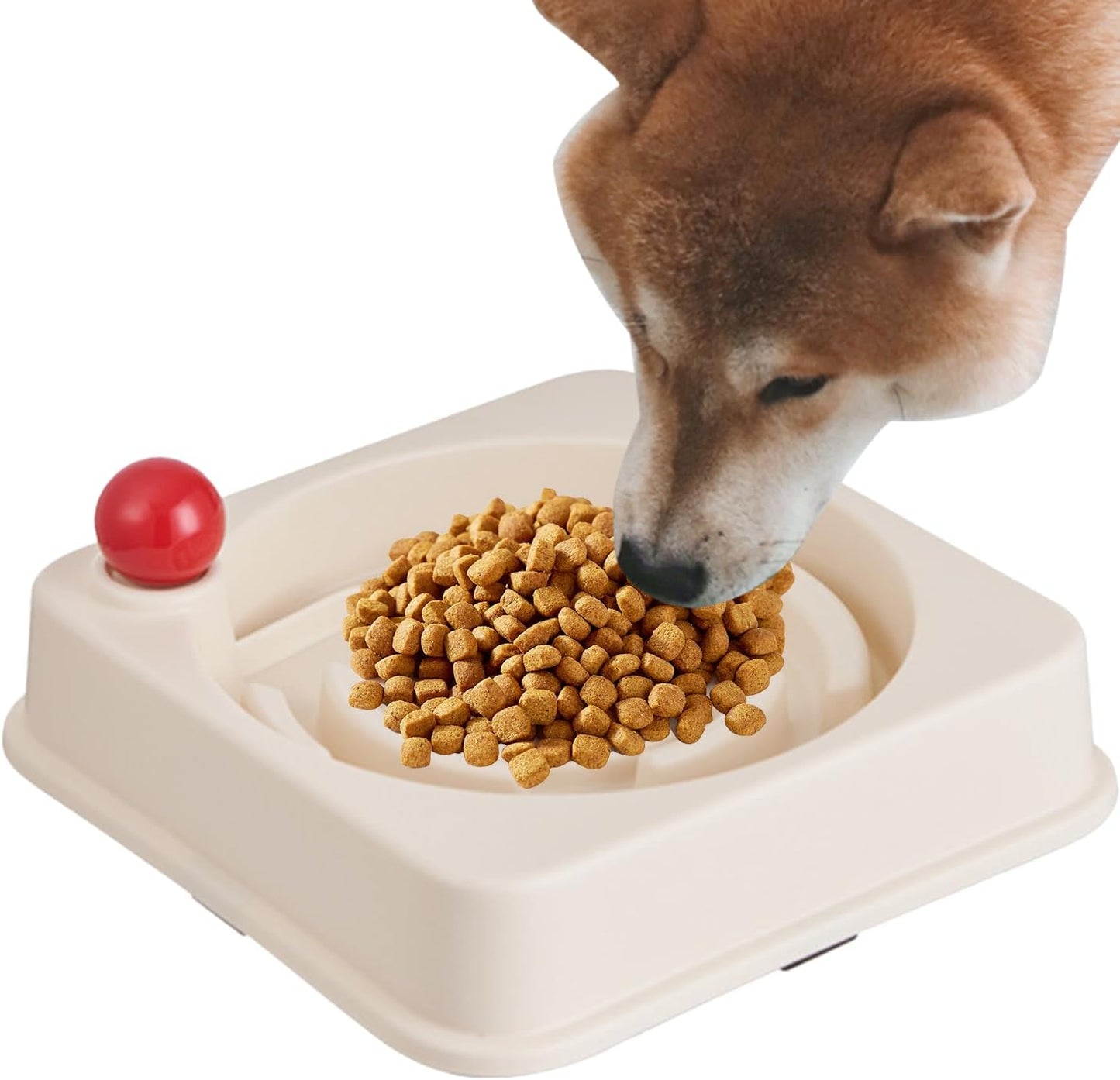 Slow Feed Cat Dish - Non-Slip Puzzle Bowl, Anti-Choking Design Ensuring Safe Meals, Practical Feeding Tool for Small Pets, Perfect for Mealtime, Healthy Eating, Training, and Controlled Eating