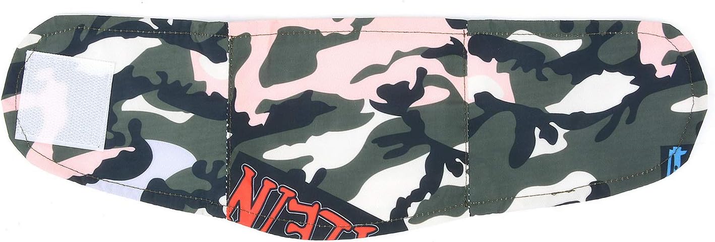 SELMAI Belly Bands for Male Dogs Small Medium Adjustable Washable Doggie Wrap Diapers Leakproof Reusable Comfy Boy Puppy Nappies Absorbent Pads Prevent Licking Fashion Camouflage Design 2 pack Size XL