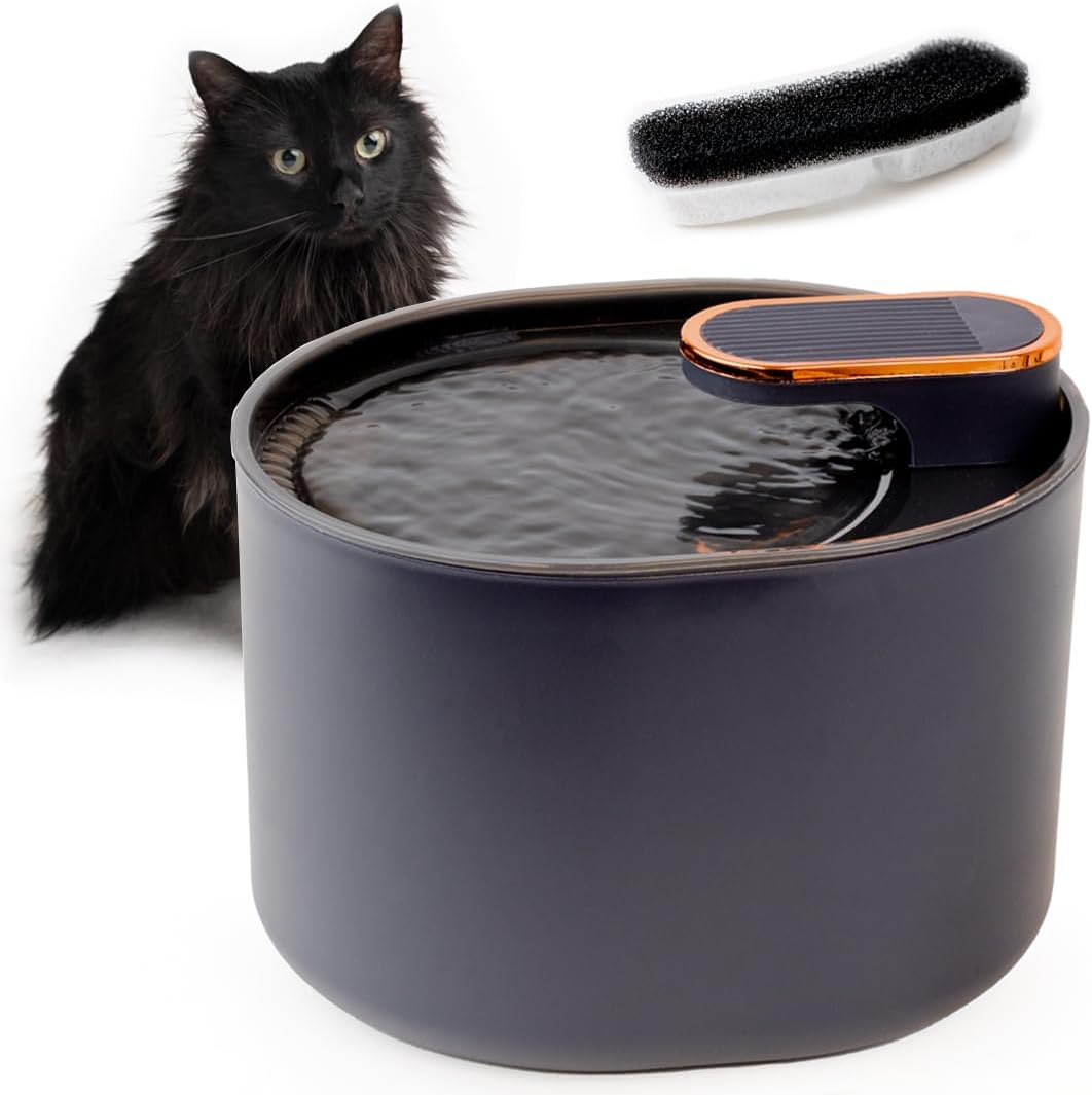 Tebon Cat Water Fountain – Automatic Pet Water Dispenser & Drinking Bowl – Versatile Cat Fountain for Cats – Automatic Pet Water Fountain