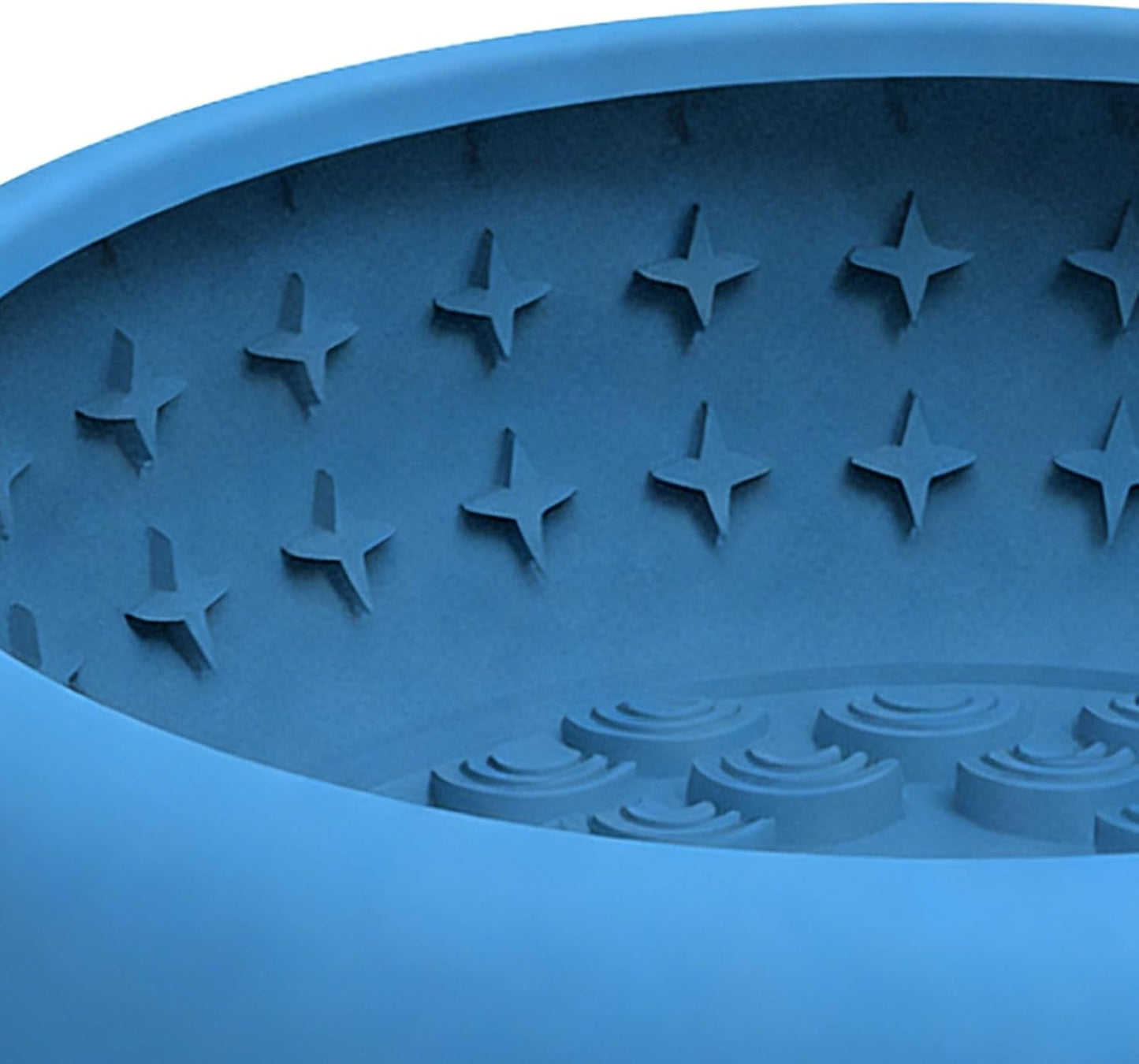 Slow Feeder Cat Bowl – Silicone Non-Slip Pet Dish with Strong Suction Cup | Dog Puzzle Feeder for Puppy, Medium Pets, Drinking, Eating, Water, Standing, Camping, Car, Home, Outdoor, Indoor, Yard