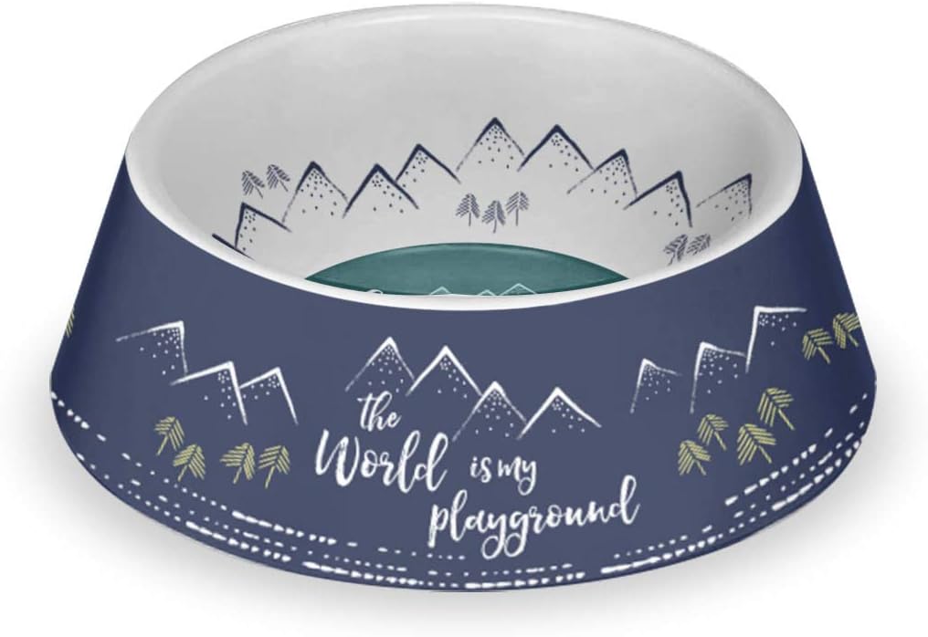 TarHong Playground Pet Bowl, Pure Melamine, Medium, 3 Cup