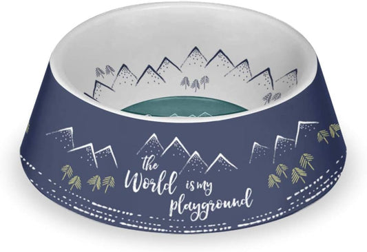 TarHong Playground Pet Bowl, Pure Melamine, Medium, 3 Cup