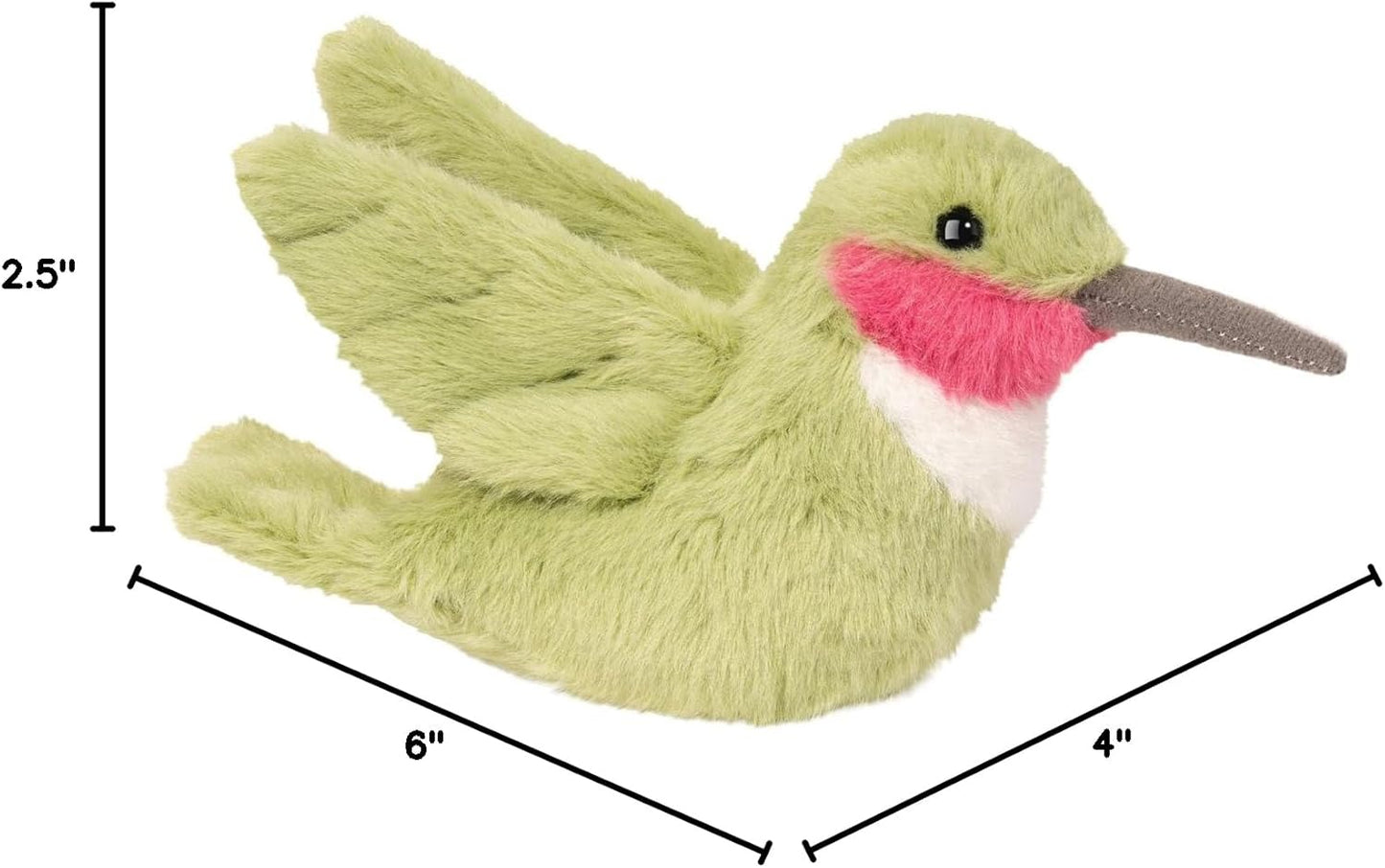 Douglas Nectar Hummingbird Bird Plush Stuffed Animal Toy, 7.5-Inch