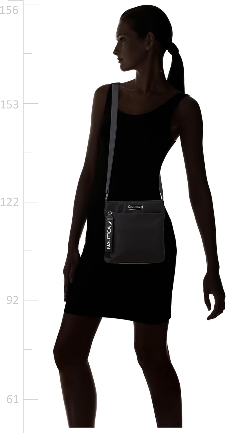 Nautica Diver Nylon Small Women's Crossbody Bag Purse with Adjustable Shoulder Strap
