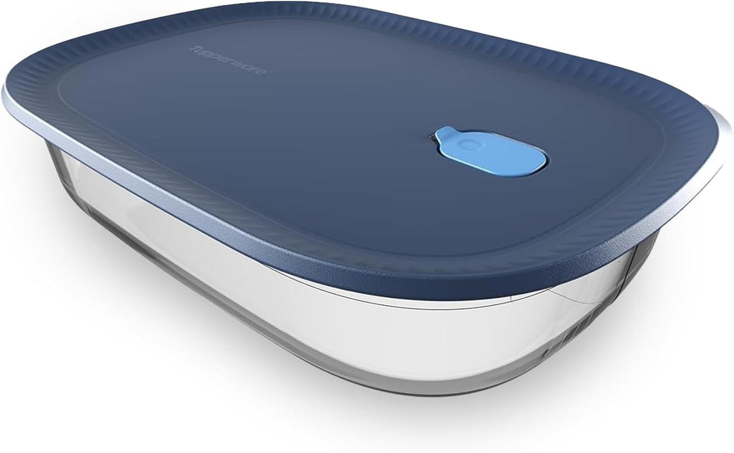 Tupperware Voila Glass XL Rectangular Food Storage – Airtight Baking Dish, 3.2 qt / 3 L