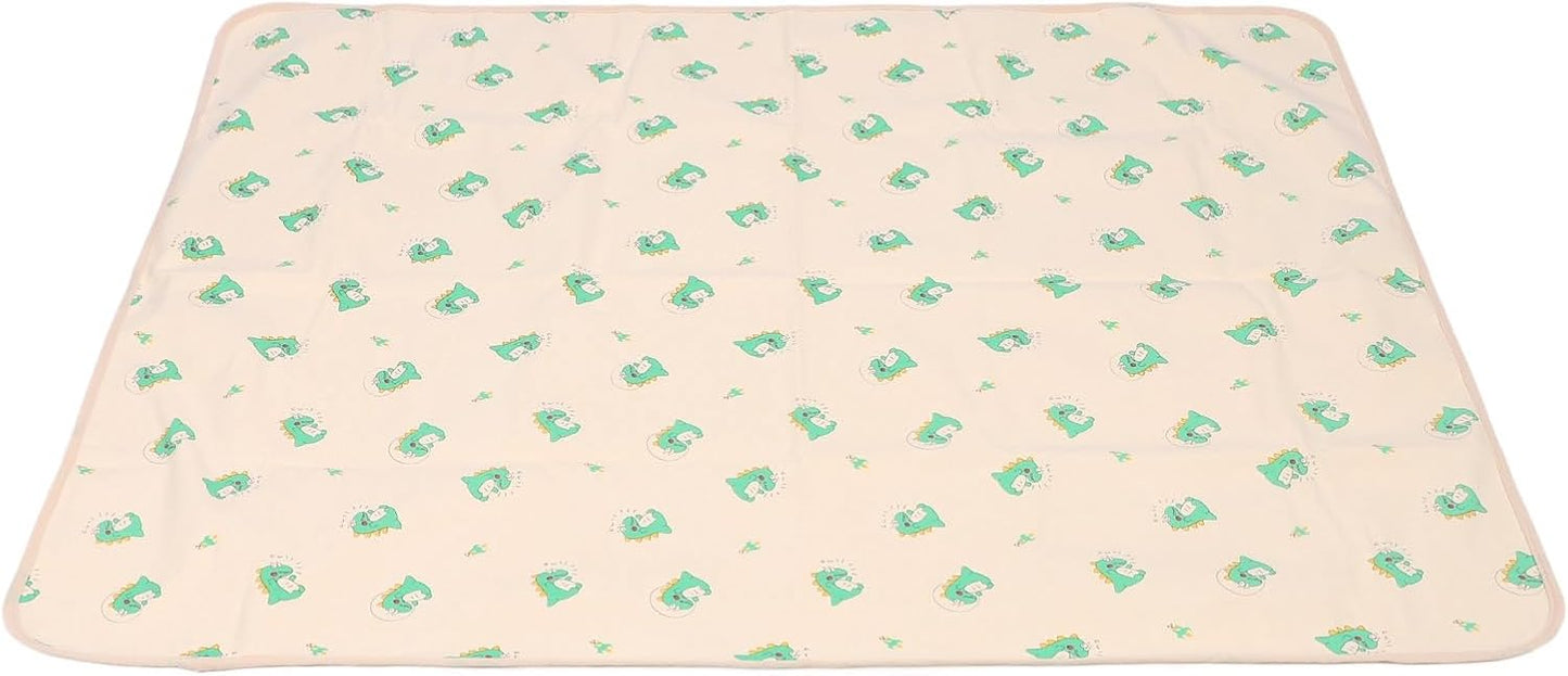 Dog Washable Pee Pad Reusable Breathable Fast Absorbent Multifunctional Pet Urine Pad Super Soft Microfiber TPU Material for Dogs Puppies Training Indoor Outdoor Use (90*120cm)
