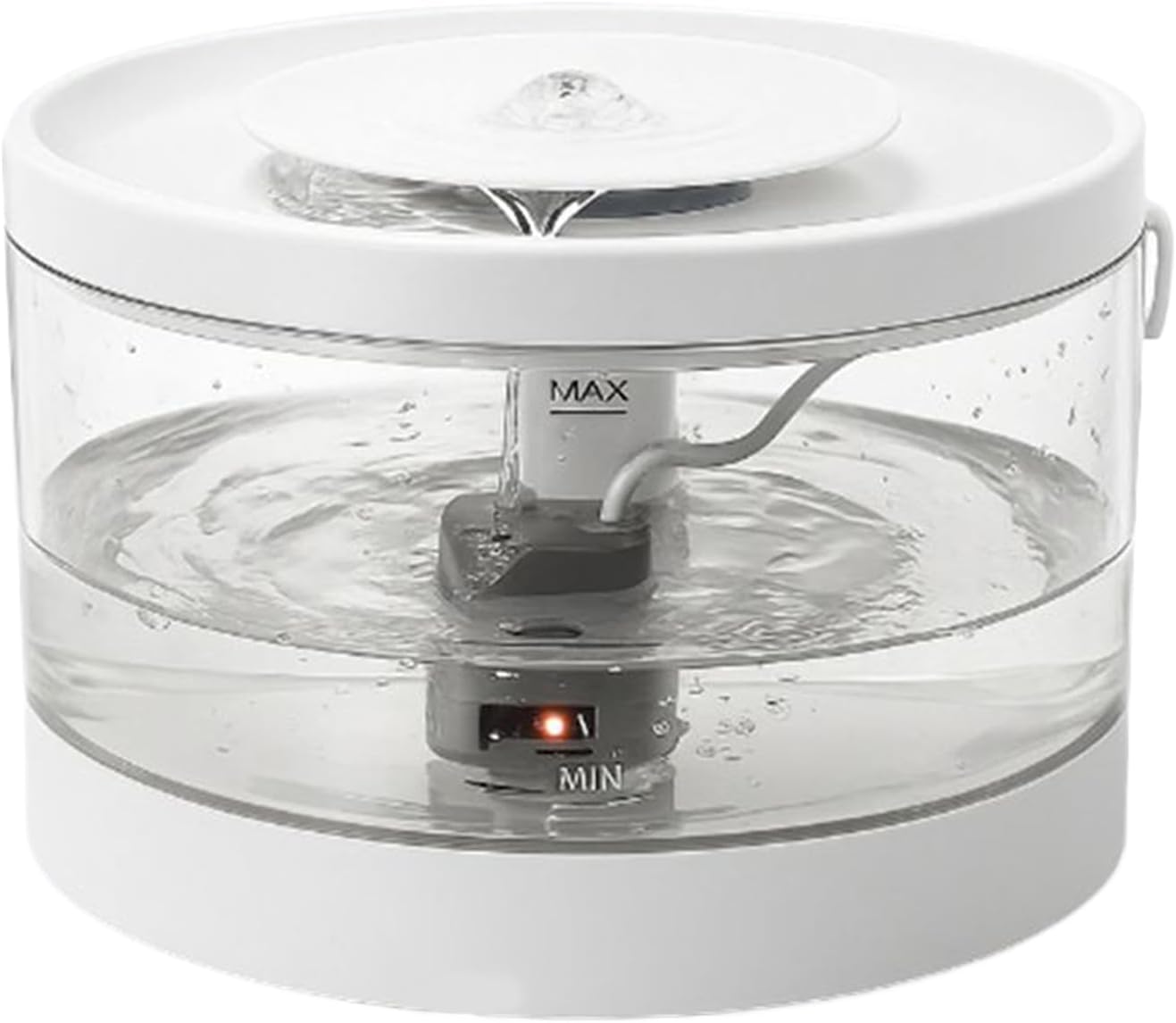 Pet Water Fountain | Smart Quiet Filtered Cat Drinker | Kitten Automatic Waterer | for Pets Dogs Puppy Kitten Indoor Home Living Room Floor Corner