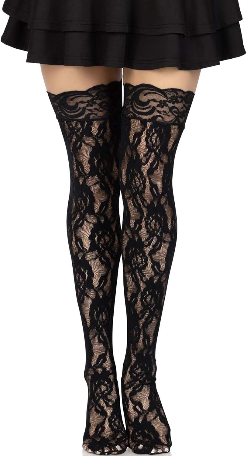Leg Avenue Women's Hosiery Lace Thigh Highs