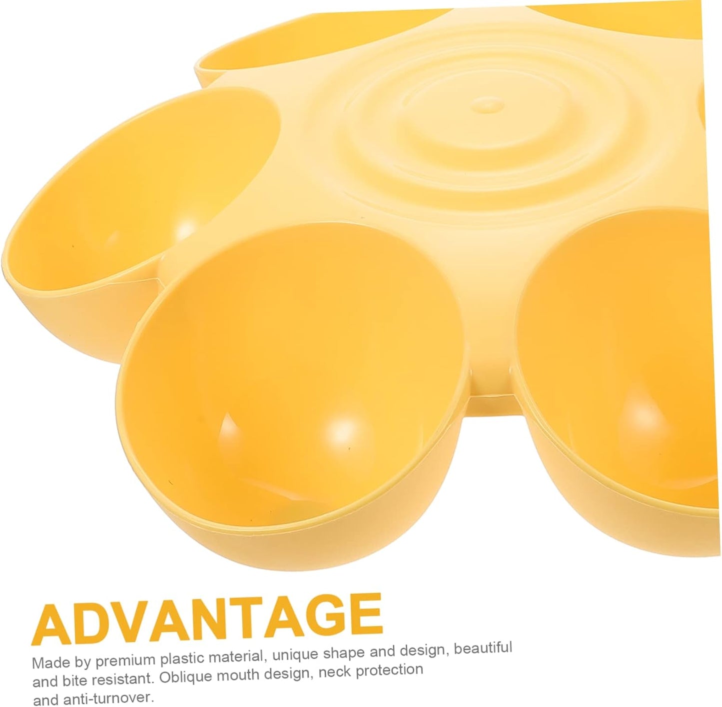 Pet Feeding Bowl Feeders Cat Bowls for Food and Water Indoor Water Fountains Food Dispenser Eating Station for Cats Puppy Bowls Dog Travel Round Plastic Supplies