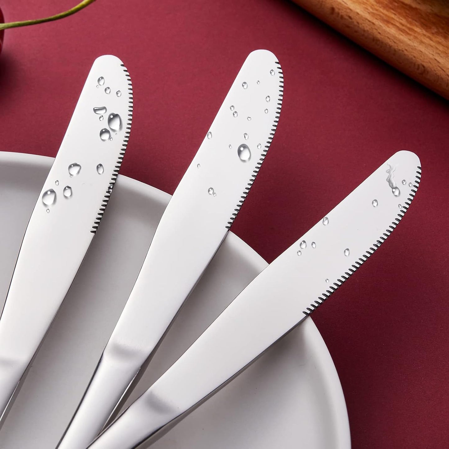 8-Piece Stainless Steel Table Knives,Dinner Knives Set,9.1-Inch (8-Piece)