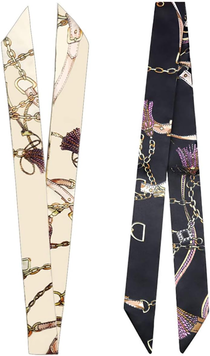 kcctoo 2/6/10Pack Scarf Bags for Women Handbag Scarfs Band Hair Neck Scarves Fashion Gifts