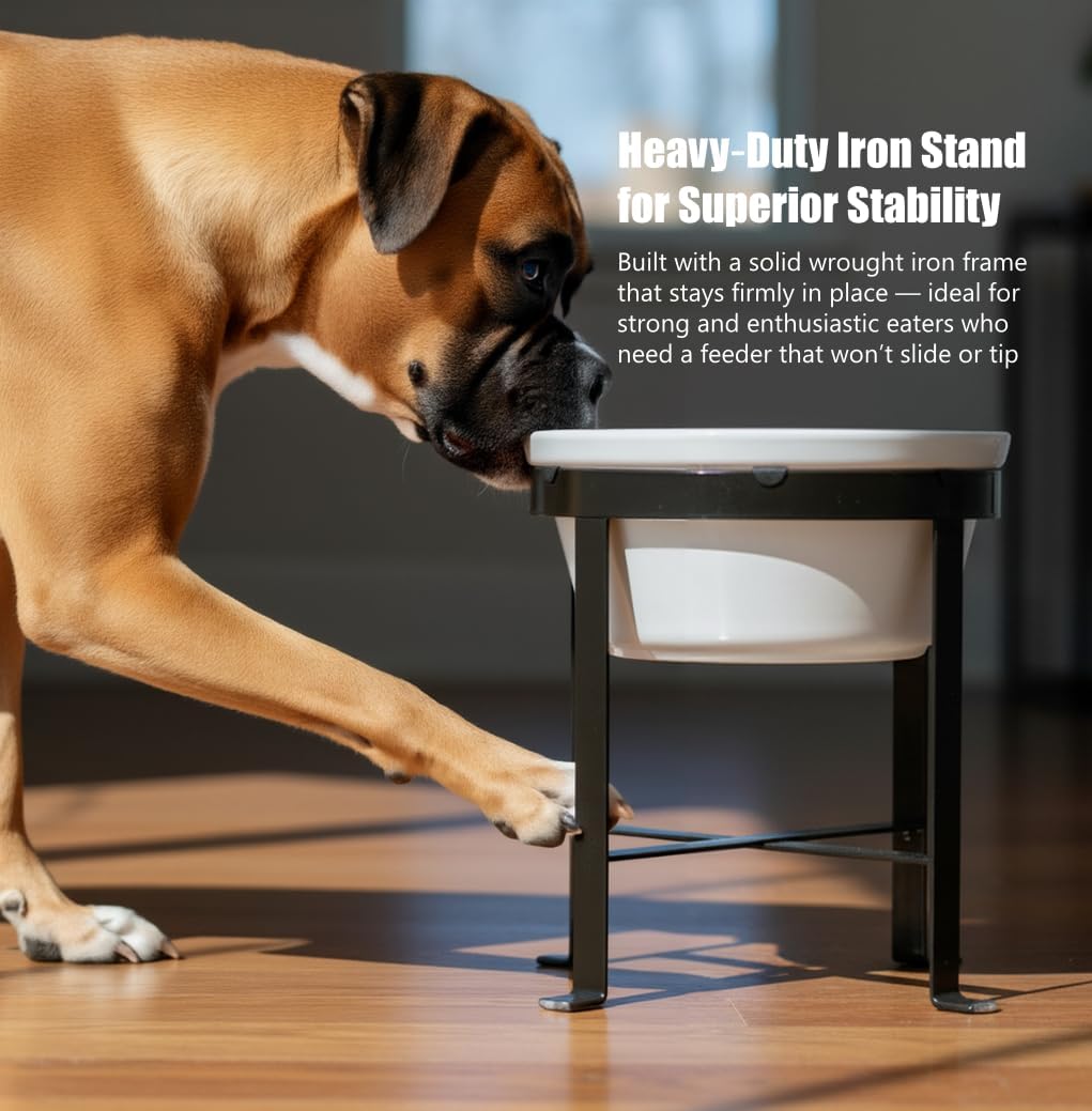 BestVida® Elevated Dog Bowls,Pet Stand, Raised Dog Bowls, Single Bowl Stand