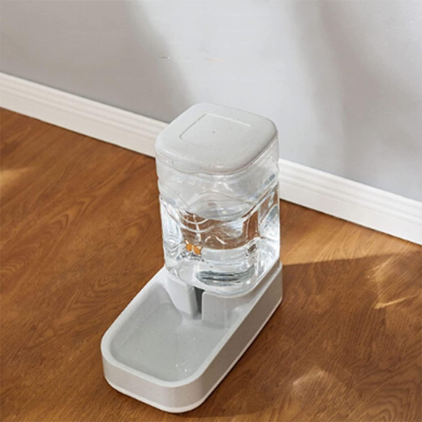 Dispenser Automatic Feeder Set,Pet Automatic Water Dispenser Food Feeding Bucket Dog Bowl Unplugged Auto Drinking Fountain Pet Cat Big Capacity 3.8L Water Feeder cat Fountain