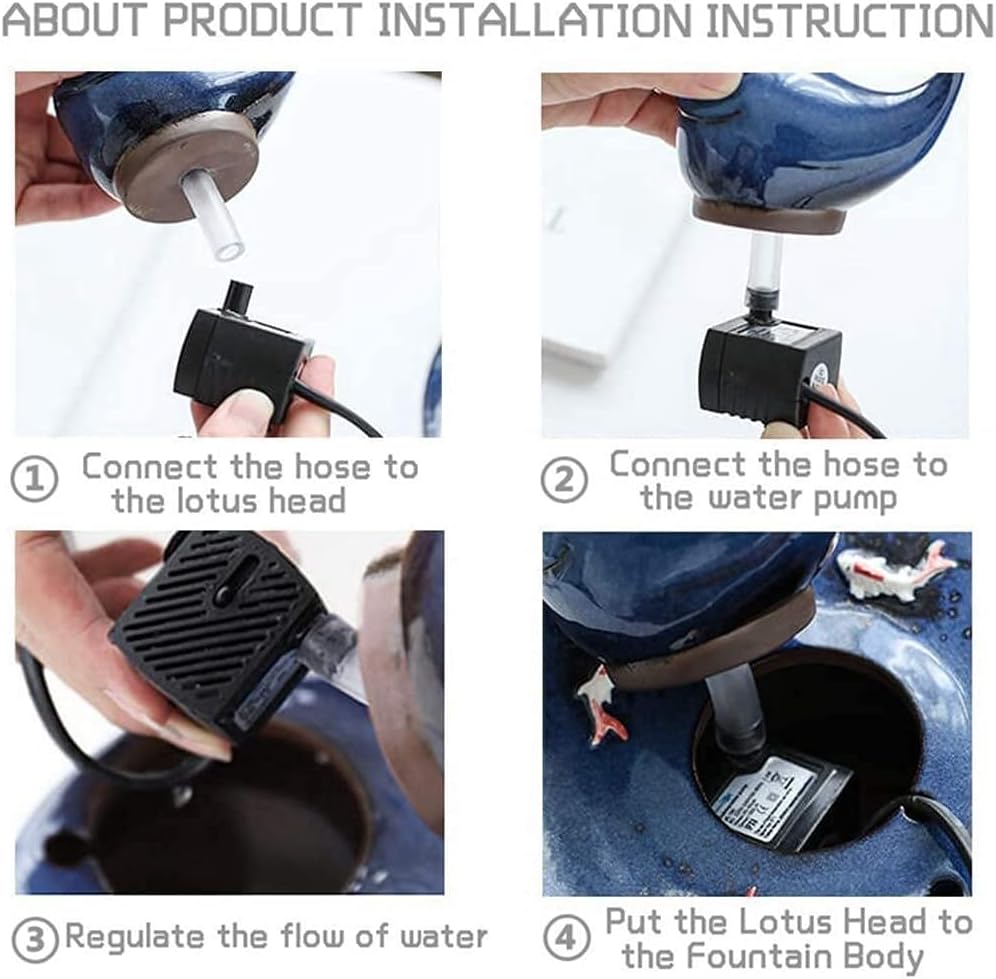 Fountain Automatic Drinking Fountains for Cats, Ceramic Pet Water Fountain with Silent Pump for Dog and Cat Drinking Pet Water Dispenser with Filter Pet Supplies Pet Water Dispenser
