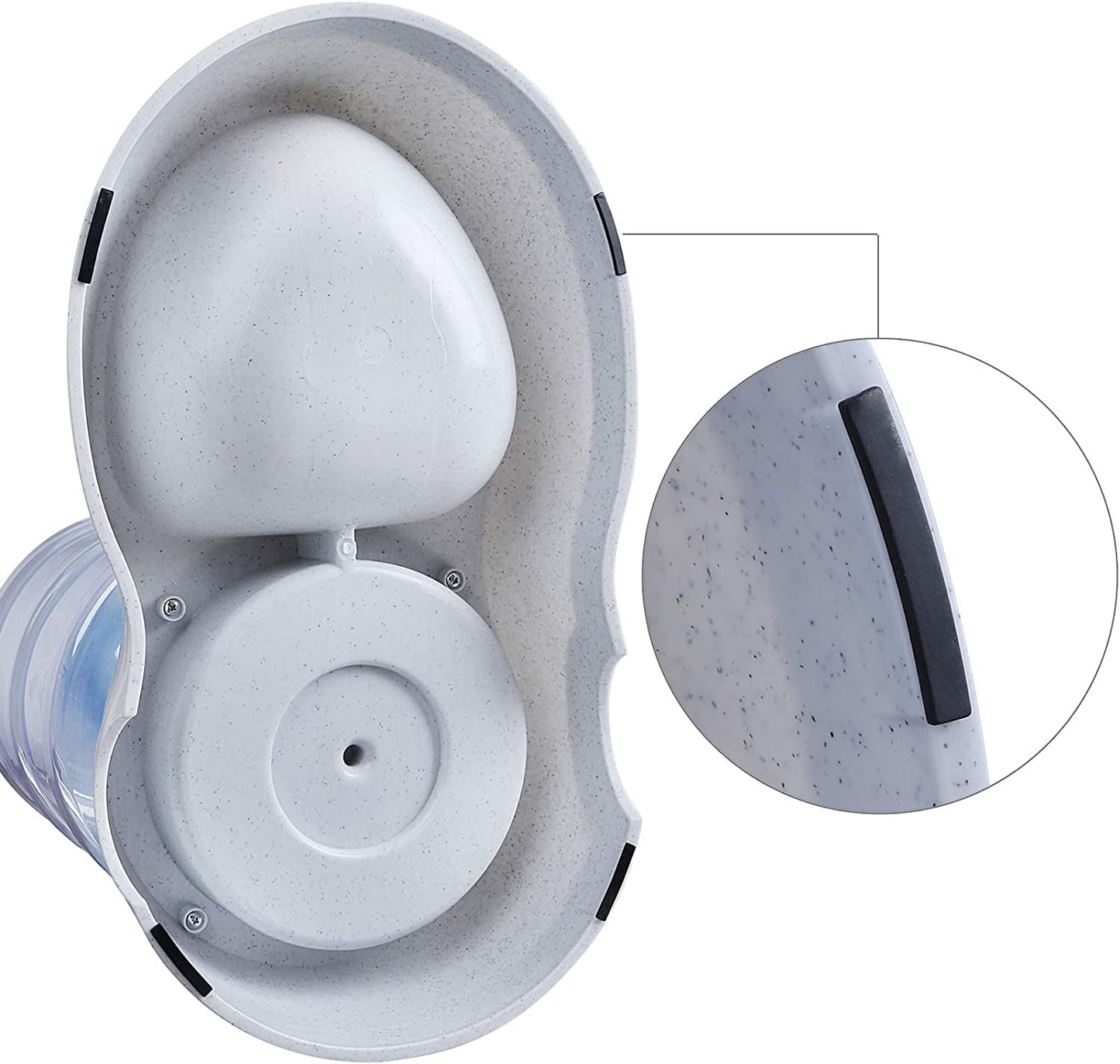 Pet Fountain Pet Water Dispenser Station Replenish Pet Waterer for Big Dog Cat Animal Automatic Gravity Water Drinking Fountain Bottle Bowl Dish Stand Pet Water Dispenser