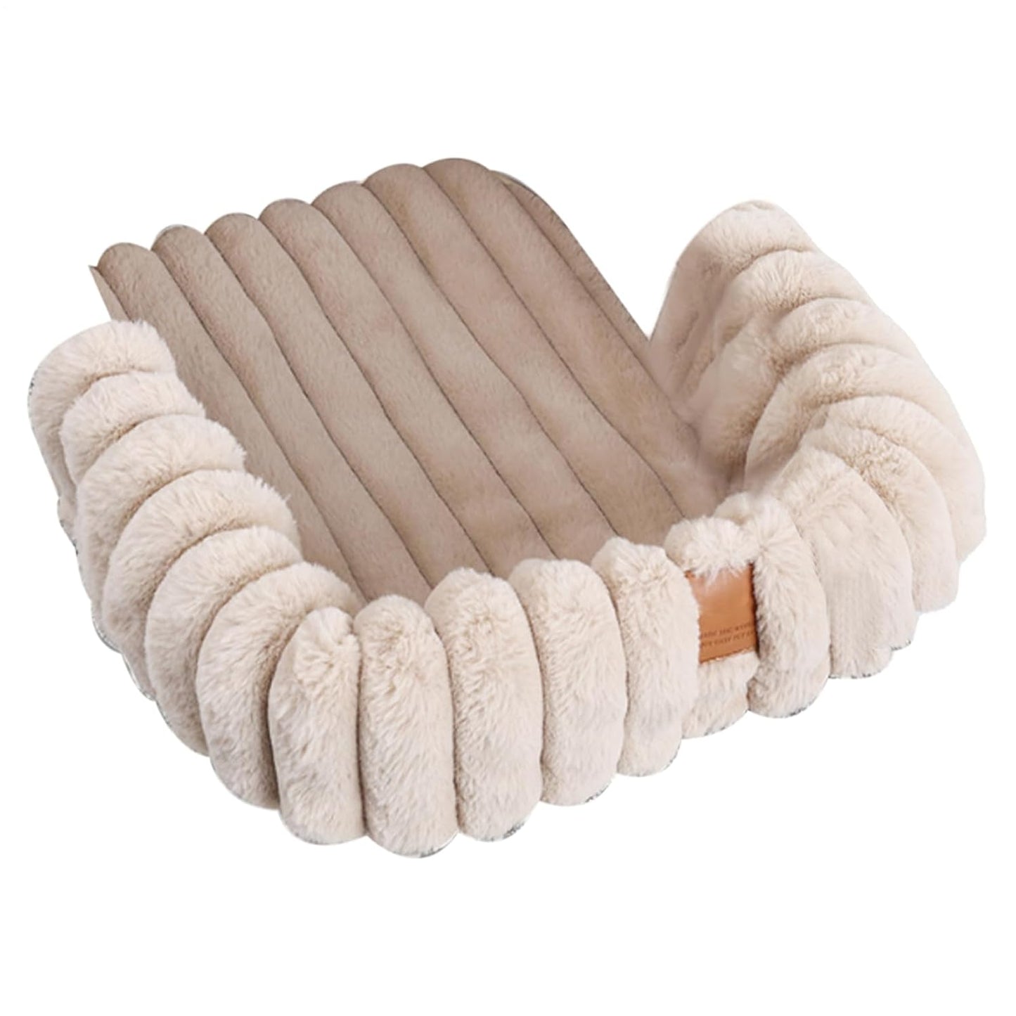 Dog Stroller Cushion - Plush Warm Washable Mat, Magnetic Buckle, Outdoor Indoor Travel, Cat Puppy House, Outside Gear, Small Grey Fabric Lightweight Aesthetic Soft Pet Comfort Device