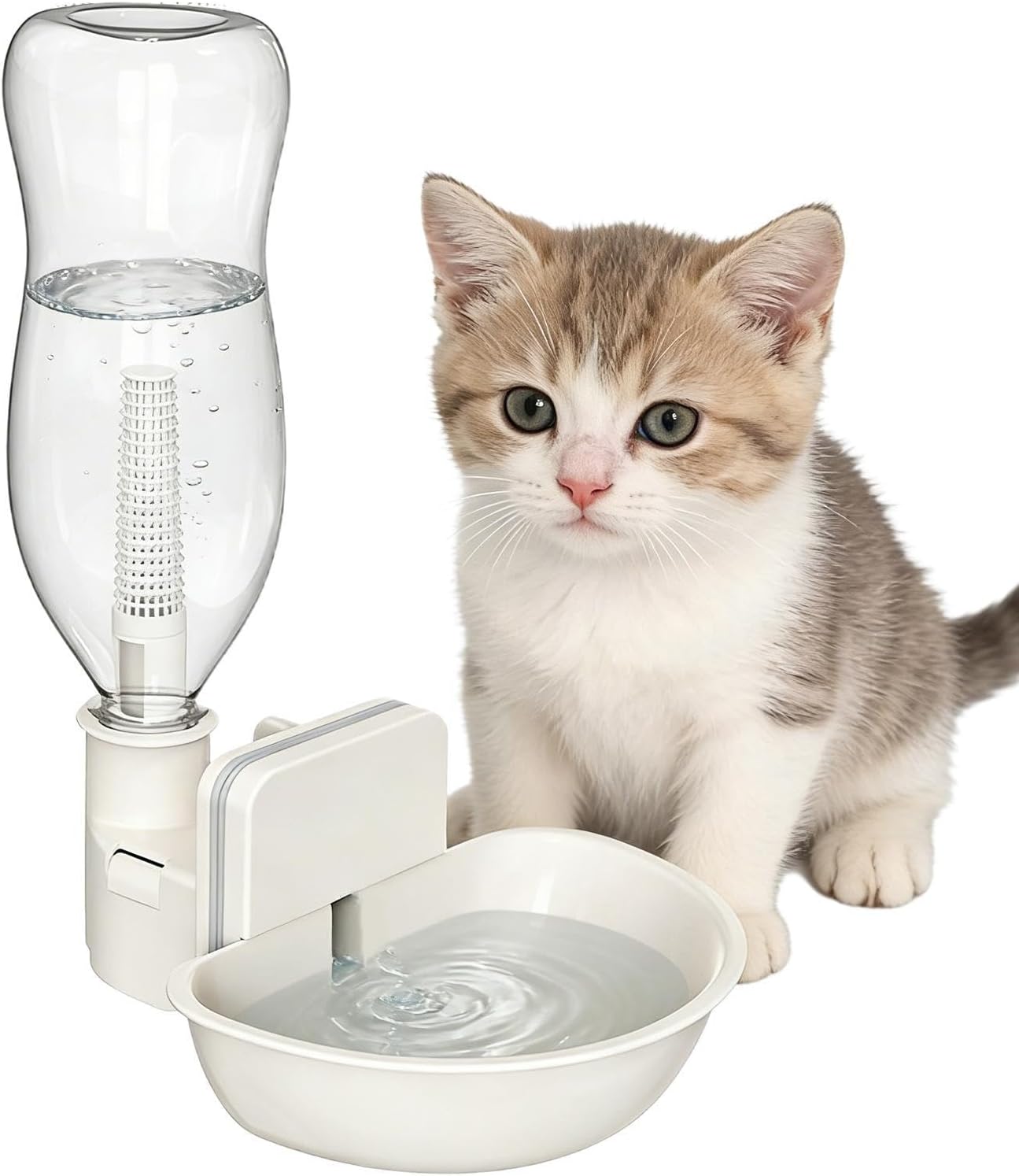 Dog Water Bottle | Leakproof Leakproof Portable Water Dispenser Space Saving | Airtight Dog Water Dispenser | for Small Cats, Ferrets, Hamsters,