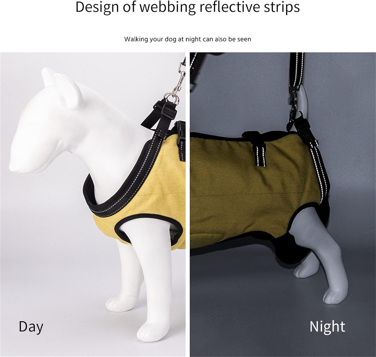 Ergonomic Shock Absorbing Dog Lift Harness Full Body Vests for Senior Canines Adjustable Strap for Outdoor Use Dog Mobility Aid