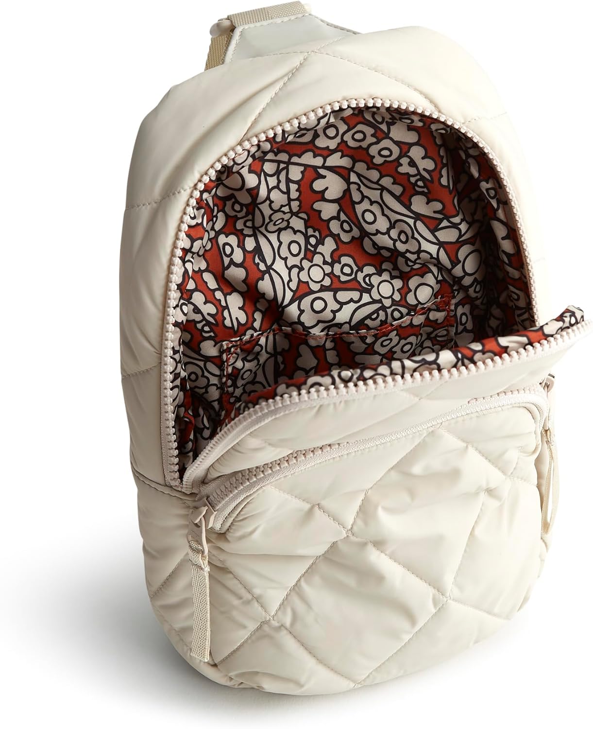 Vera Bradley Women's Featherweight Lorman Sling Backpack, Pumice Stone, One Size
