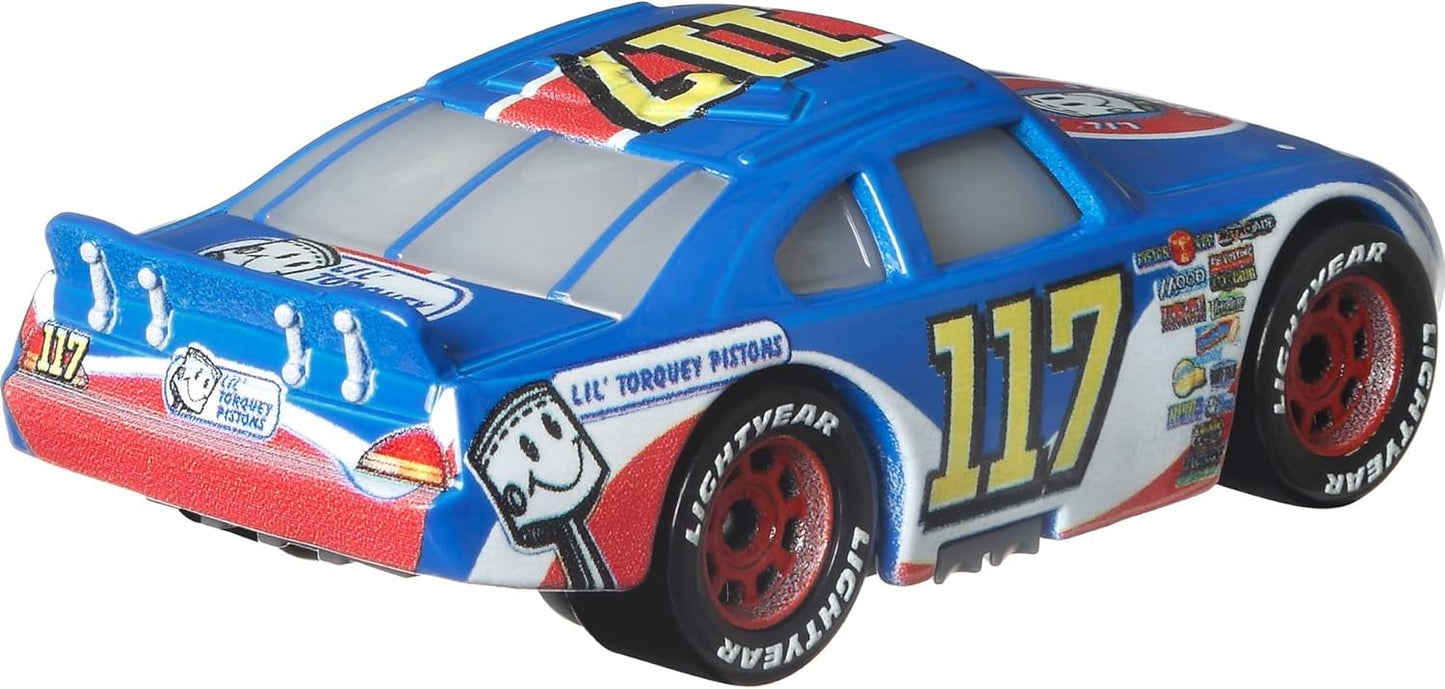 Disney Cars Toys Pixar Cars Die-Cast Ralph Carlow, 1:55 Scale Fan Favorite Character Vehicle for Racing and Storytelling Fun, Gift for Kids Ages 3 Years and Older, Multicolor, (HFB53)