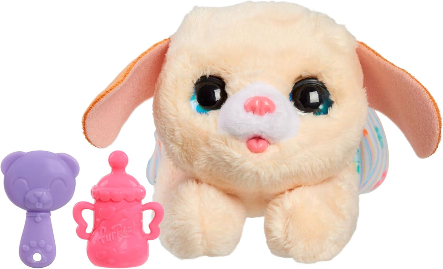 furReal Newborns Puppy Interactive Pet, Small Plush Puppy with Sounds and Motion, Kids Toys for Ages 4 Up by Just Play