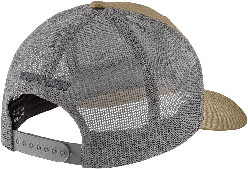 Carhartt Men's Rugged Flex Twill Mesh-Back Logo Patch Cap