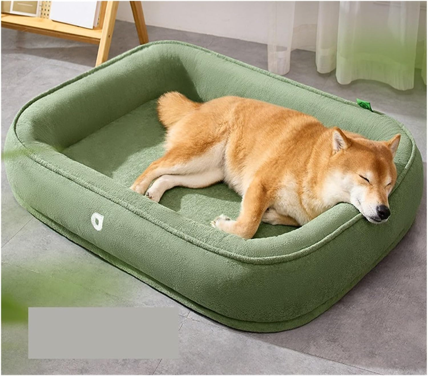 New Four-Season Universal Dog Kennel, Thickened Splash-Proof Runway, cat, Removable and Washable mat, pet(Ash,M)