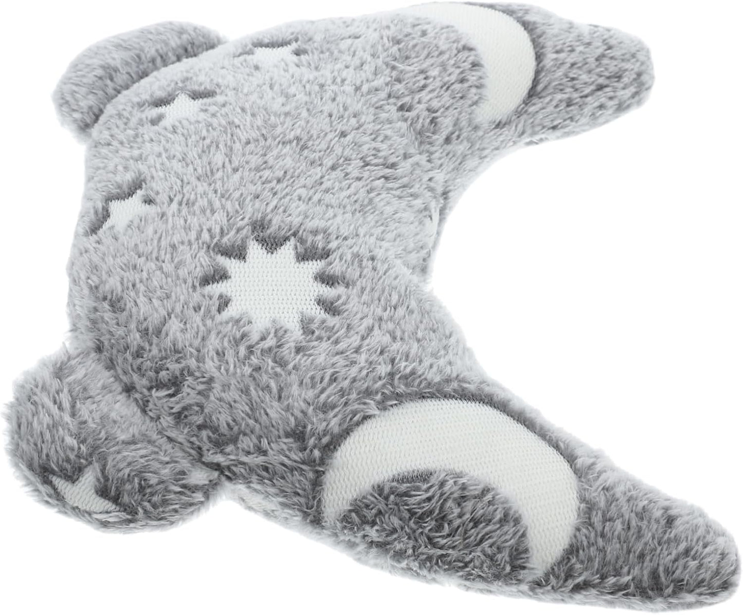 BESTonZON Calming U-Shaped Neck Pillow for Pets Soft Half-Moon Cushion for Dogs and Cats Removable Washable Cover Sleep Comfort and Interactive Dark Design
