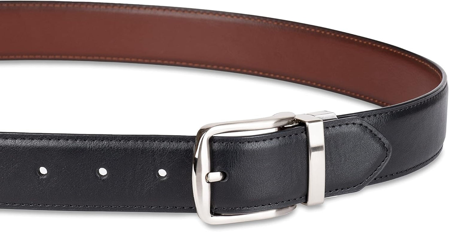 Amazon Essentials Men's Reversible Dress Belt