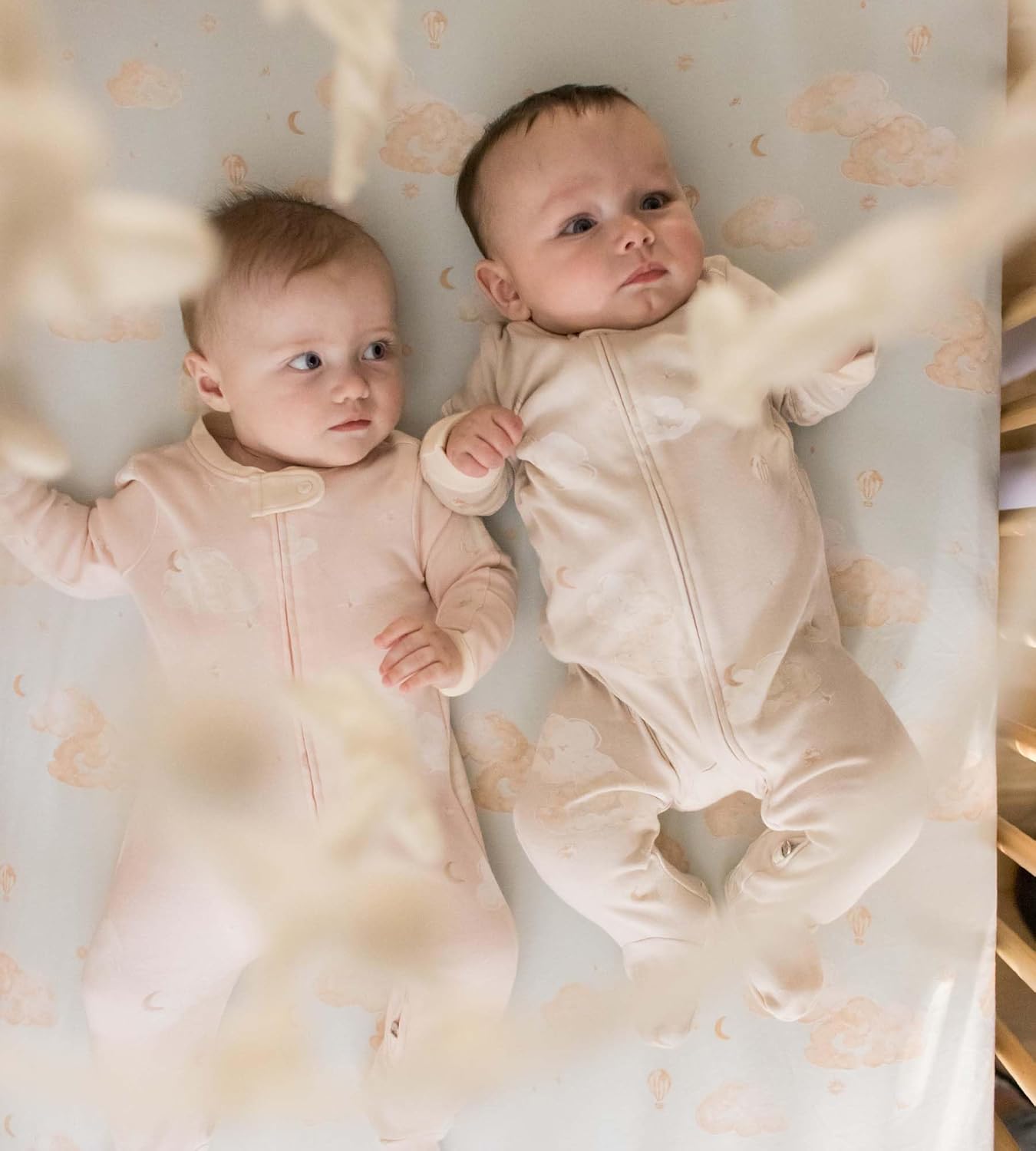 Burt's Bees Baby Girls' Organic Cotton Sleep and Play Footed Pajamas