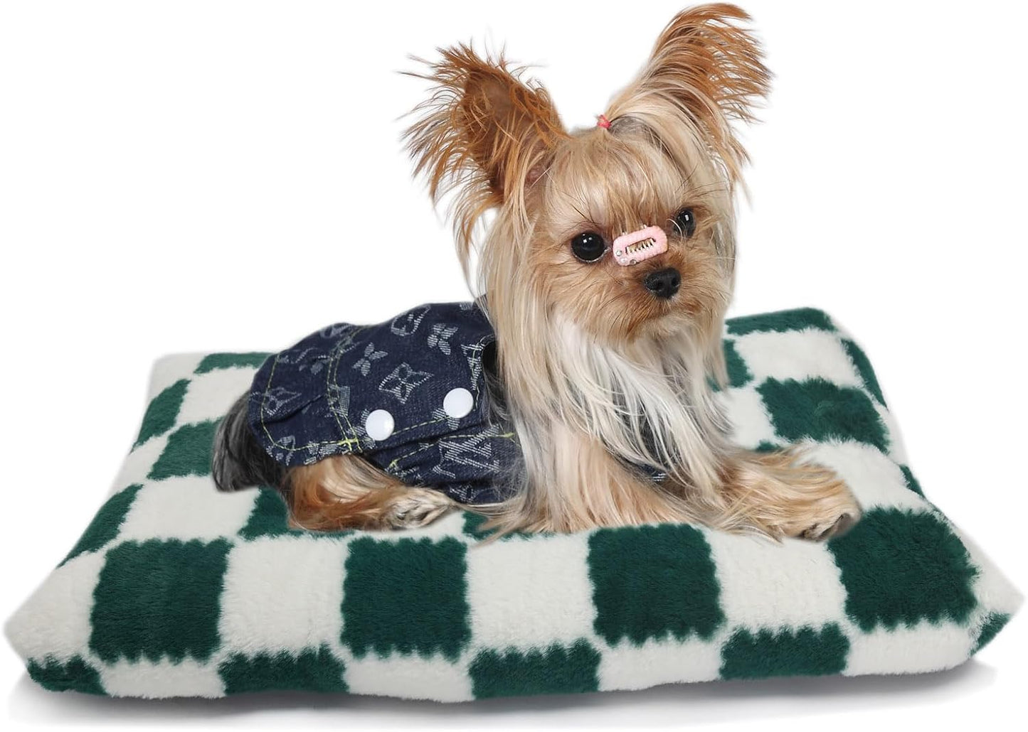 Puppy Crate Bed 22 x 13 Washable for Small Dogs Non Chewable Material XS 22 Inch Plush Washable Crate Mat for Cages Sofa Protecter