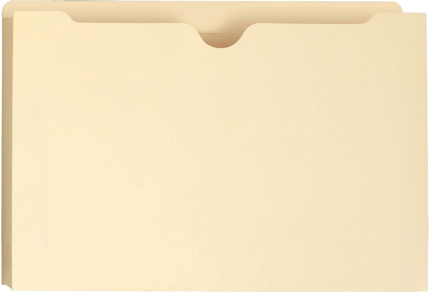 Smead File Jacket, Reinforced Straight-Cut Tab, 2" Expansion, Legal Size, Manila, 20 per Box (76562)