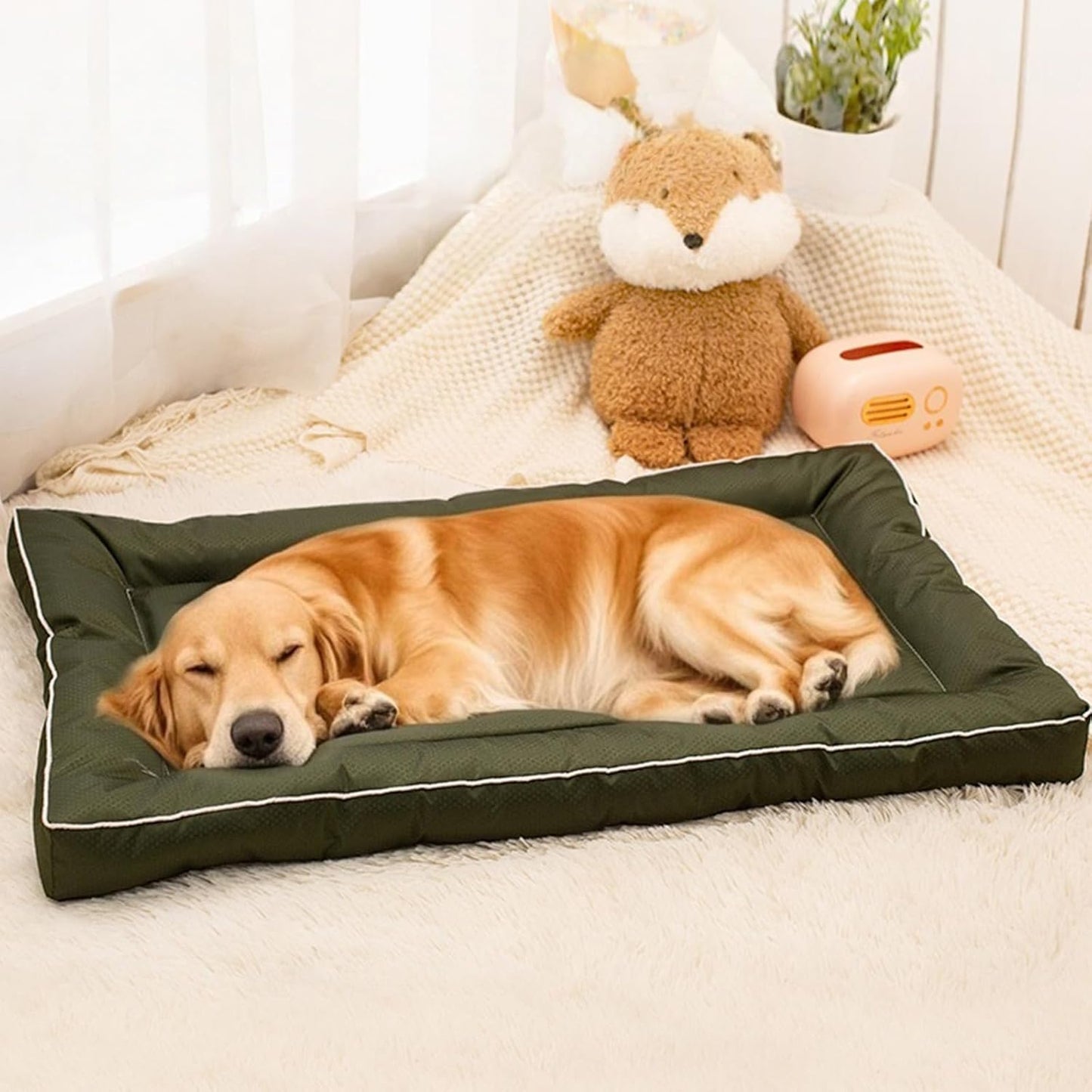 Dog Bed Oversized Thicken Nest for Small Puppy Kittens Easy Wipe Pet Bed Cover for Household Dog Crate Pad