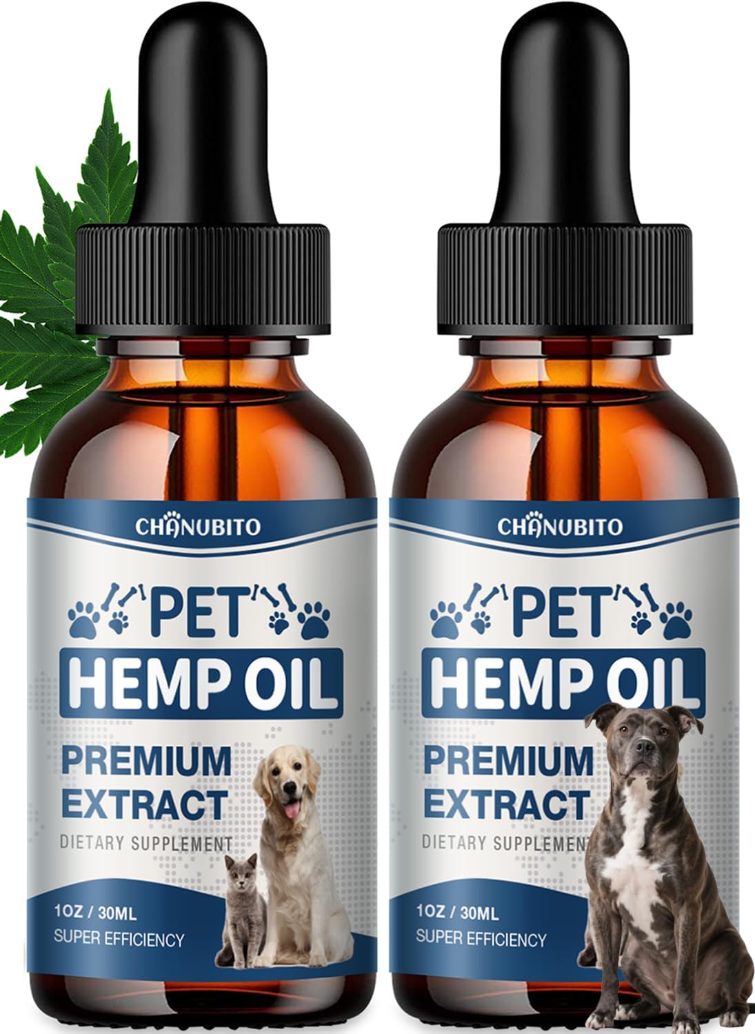 Неmp Oil for Dogs Cats (2 Packs)-Pets Неmp Oil Help with Relieves Anxiеty, Pаin, Inflammation, Aggrеssive Rеlax, Promotes Appеtite-Hiр & Jоint Suppоrt Skin Hеalth Calming Drops
