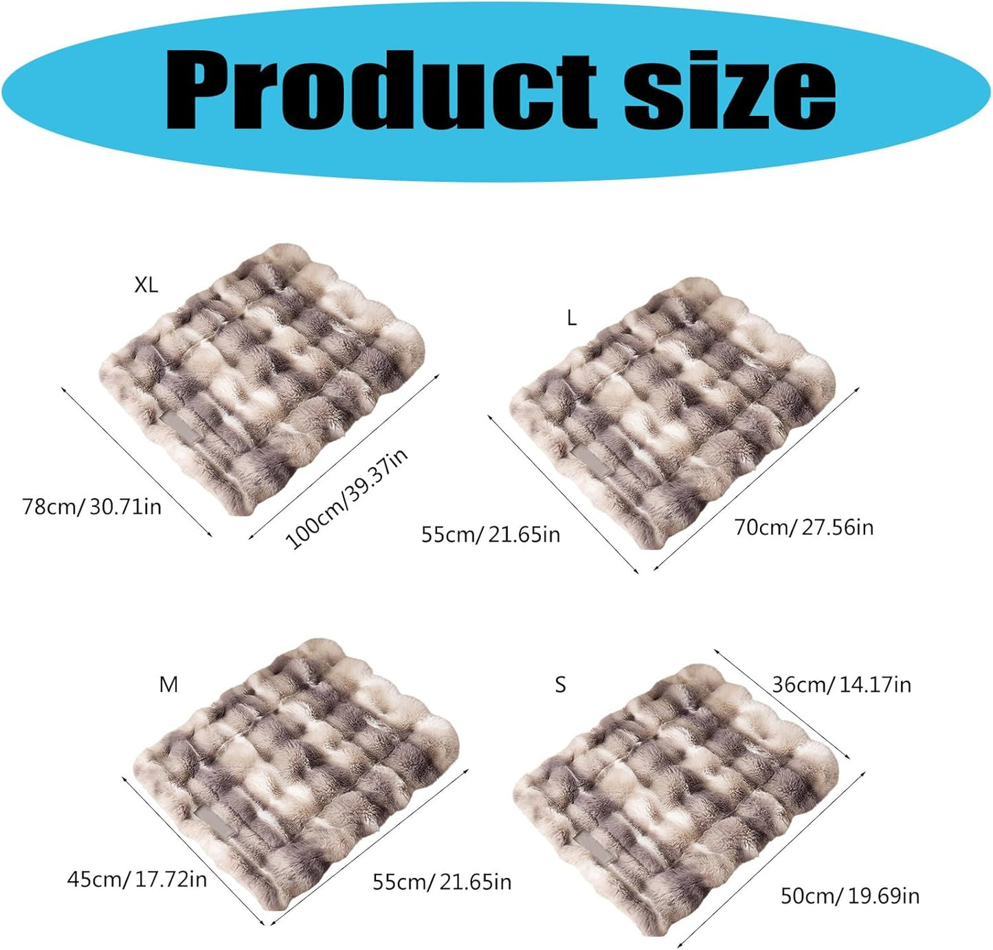Pet Sofa Bed with Removable Furry Cover Soft Nest for Large Dogs & Cats Gift-Ready Design Crate Bed for Small Medium Dogs