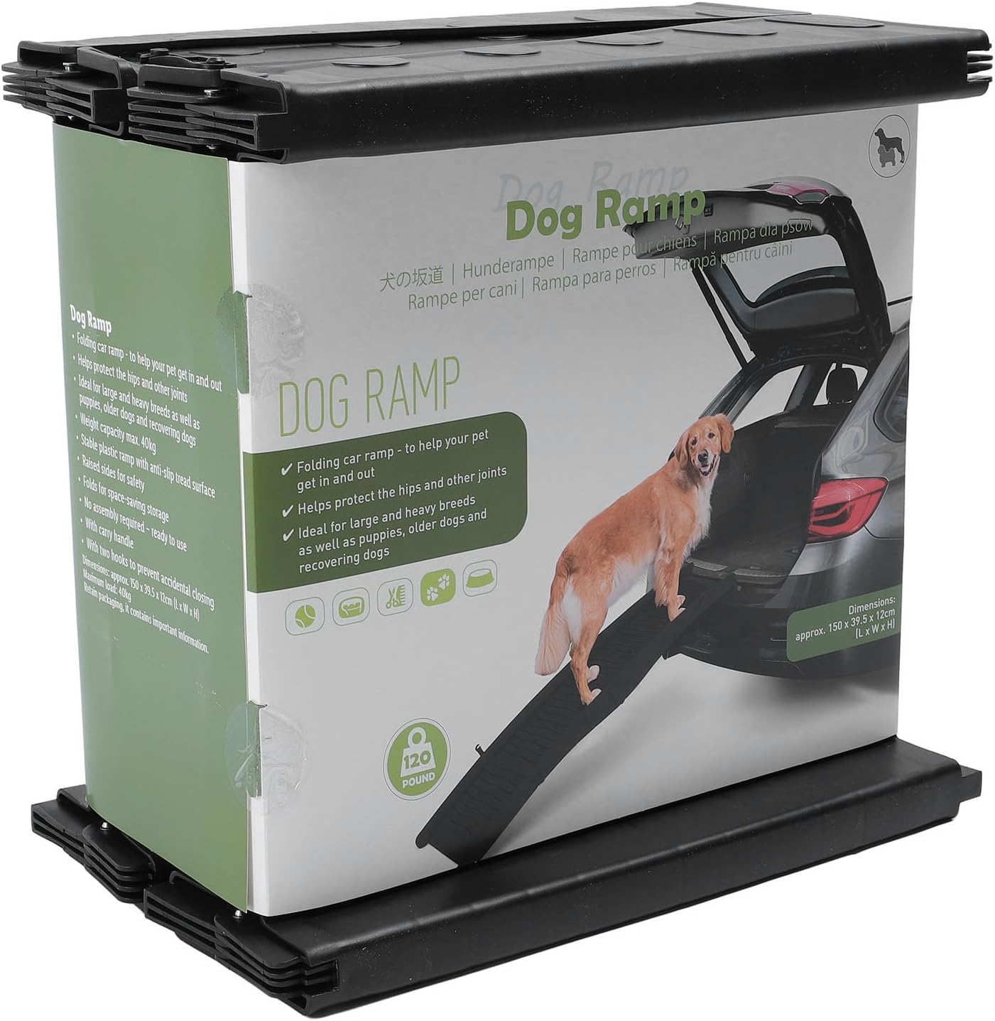 Large Dog Folding Pet Ramp Anti Slip Lightweight Portable Ladder Truck Car SUV Access
