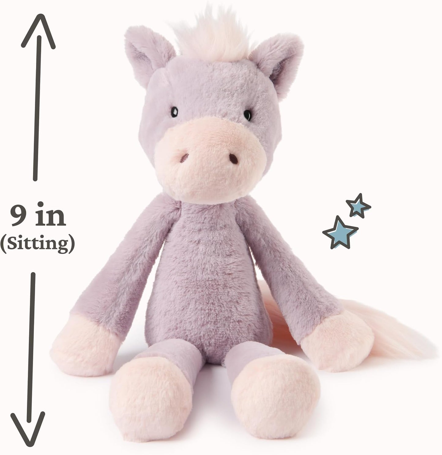 GUND Take-Along Friends Plush, Penni Pony Stuffed Animal, Toy Horse for Ages 1 and Up, Lilac, 15"