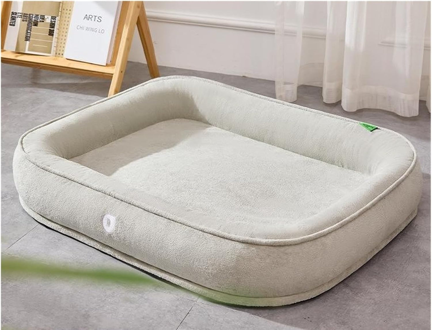 New Four-Season Universal Dog Kennel, Thickened Splash-Proof Runway, cat, Removable and Washable mat, pet(Ash,M)