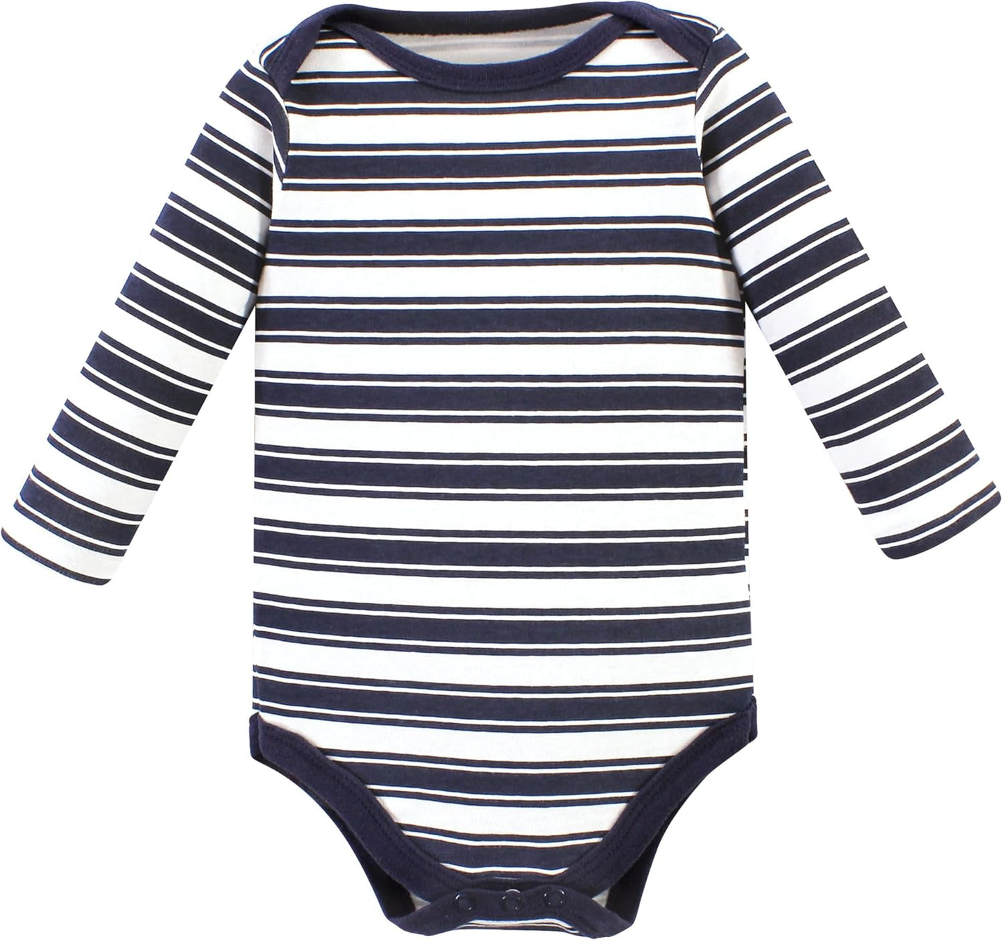 Hudson Baby baby-boys Cotton Long-sleeve Bodysuits 5-pack