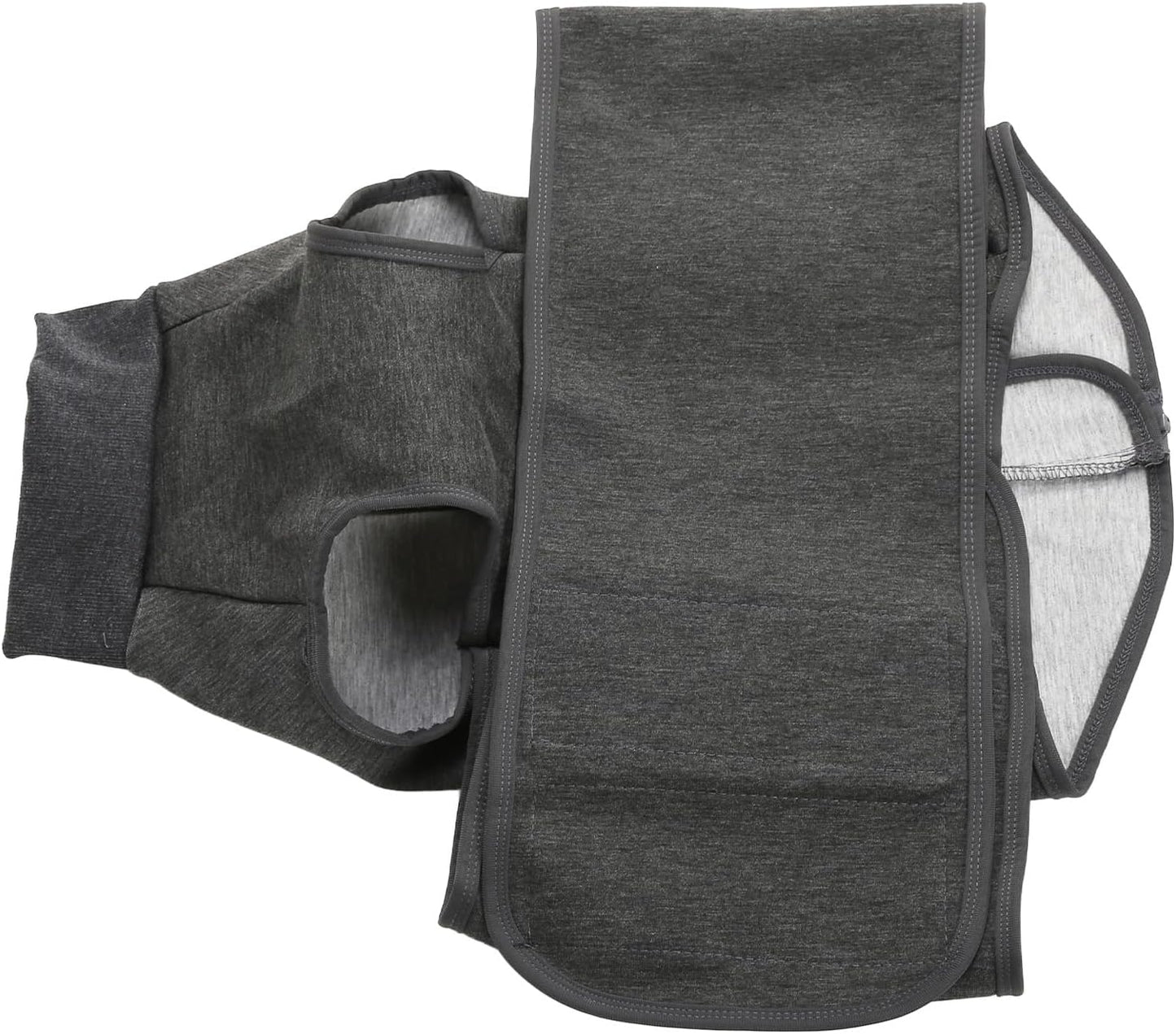 Dog Anxiety Vest Jacket Comfort Clothes Breathable Adjustable Calming Coat for Thunderstorms Travel Reflective Tape Polyester Cotton (XXL)